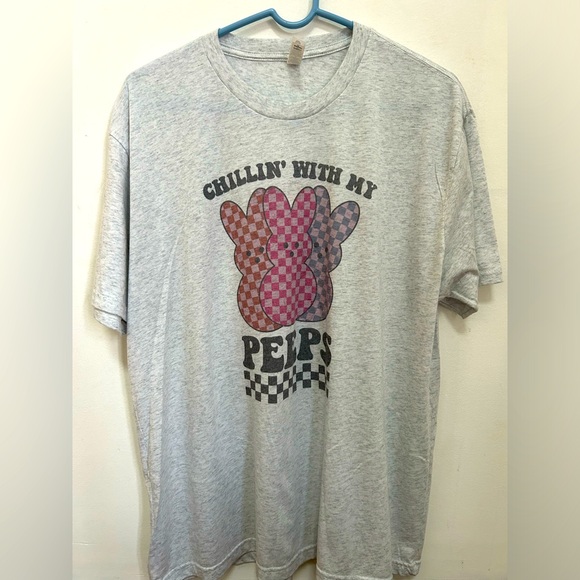 Next Level Apparel Other - Chillin’ With My Peeps Graphic T-Shirt Size XL